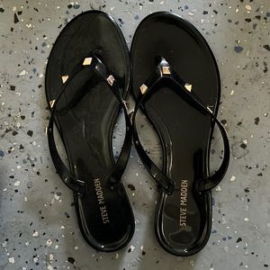 Steve Madden sandals, Valentino rockstud look a like